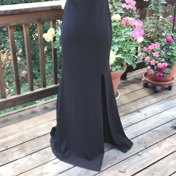 Lulus Stunning Black Dress Whimsigoth Quiet Elegance - Picture 4 of 14